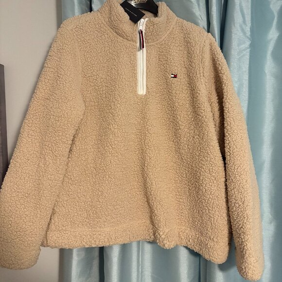 Tommy Hilfiger Fleece Quarter Zip - Picture 1 of 3